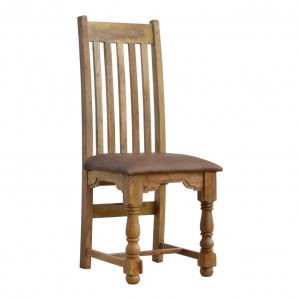 Granary Royale Chair with Leather Seat (Set of 2)