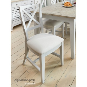 Signature Grey Baumhaus CFF03C Dining Chair (Pack of Two)