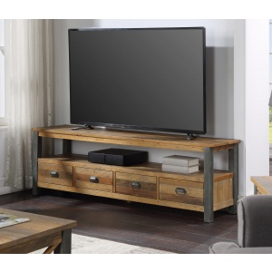 Urban Elegance Baumhaus VPR09B Reclaimed Extra Large Widescreen TV unit