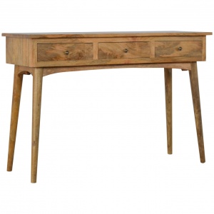 Nordic Style Console Table with 3 Drawers